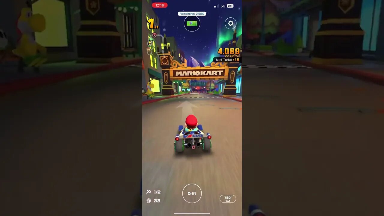 Mario Kart Tour - Today’s Challenge Gameplay Day 3 (Night Tour)