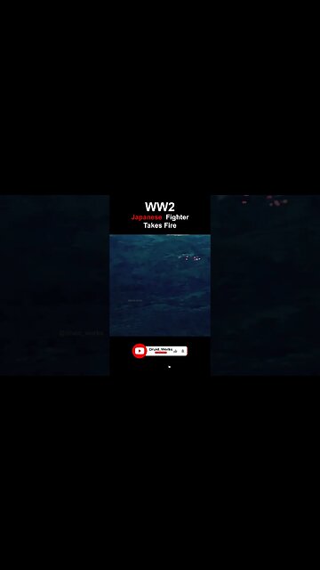 WW2: Japanese Mitsubishi A6M Zero Takes Fire | 4k, 60fps, Colorized, Sound Design, AI Enhanced