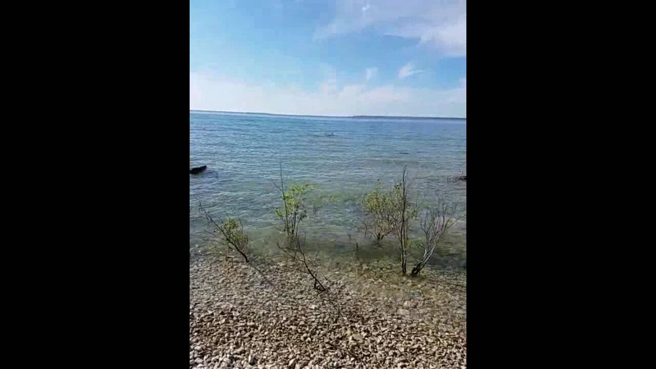 McGulphin Point Lighthouse In Mackinaw Michigan