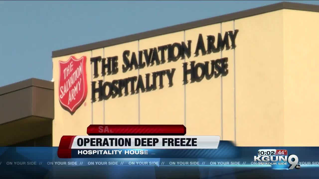 Salvation Army Hospitality House prepares for operation deep freeze