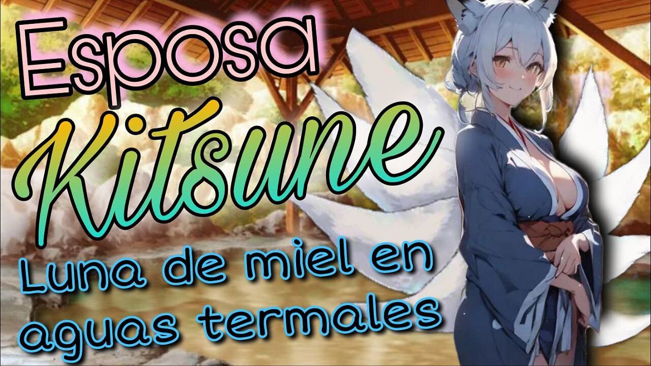 ASMR ROLEPLAY 🦊 Luna de Miel en las Aguas termales con tu ESPOSA Kitsune 🥵 Kaga Azur Lane [Usa 🎧]