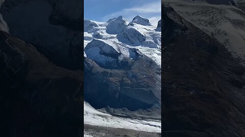 Glaciers above Zermatt, Switzerland! A must visit!