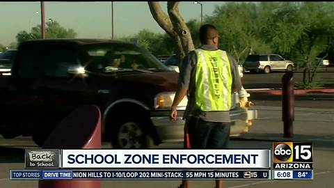 School zone enforcement in place as schools are back in session