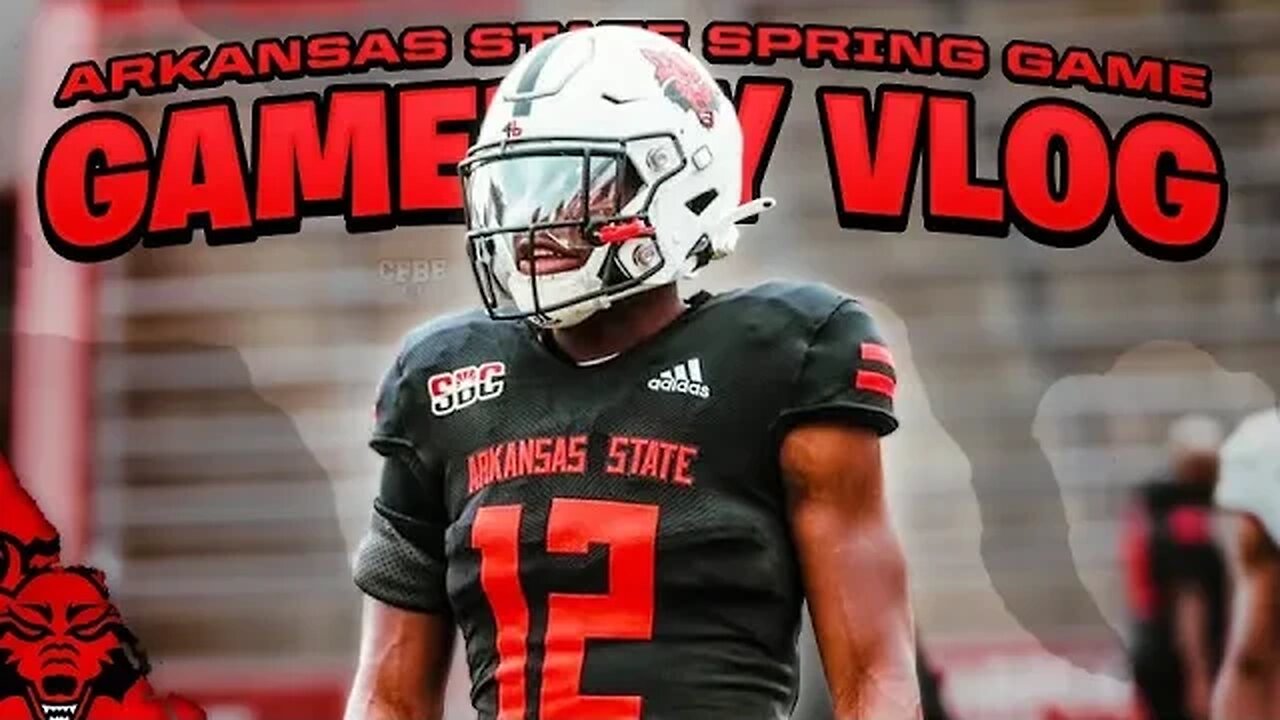 THIS IS HOW MY FIRST SPRING GAME WENT... || FT. Websley Etienne || Arkansas state f