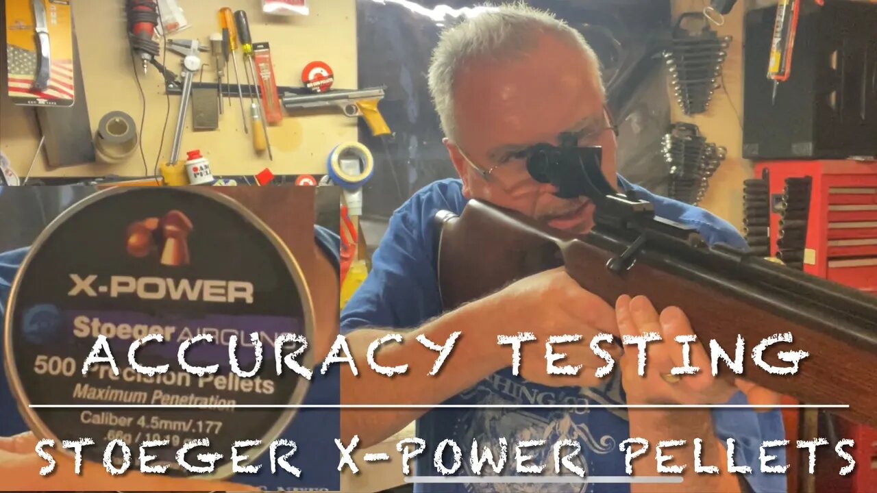 Accuracy testing with the Stoeger X-power copper plated pellets using the Beeman AR2078 rifle