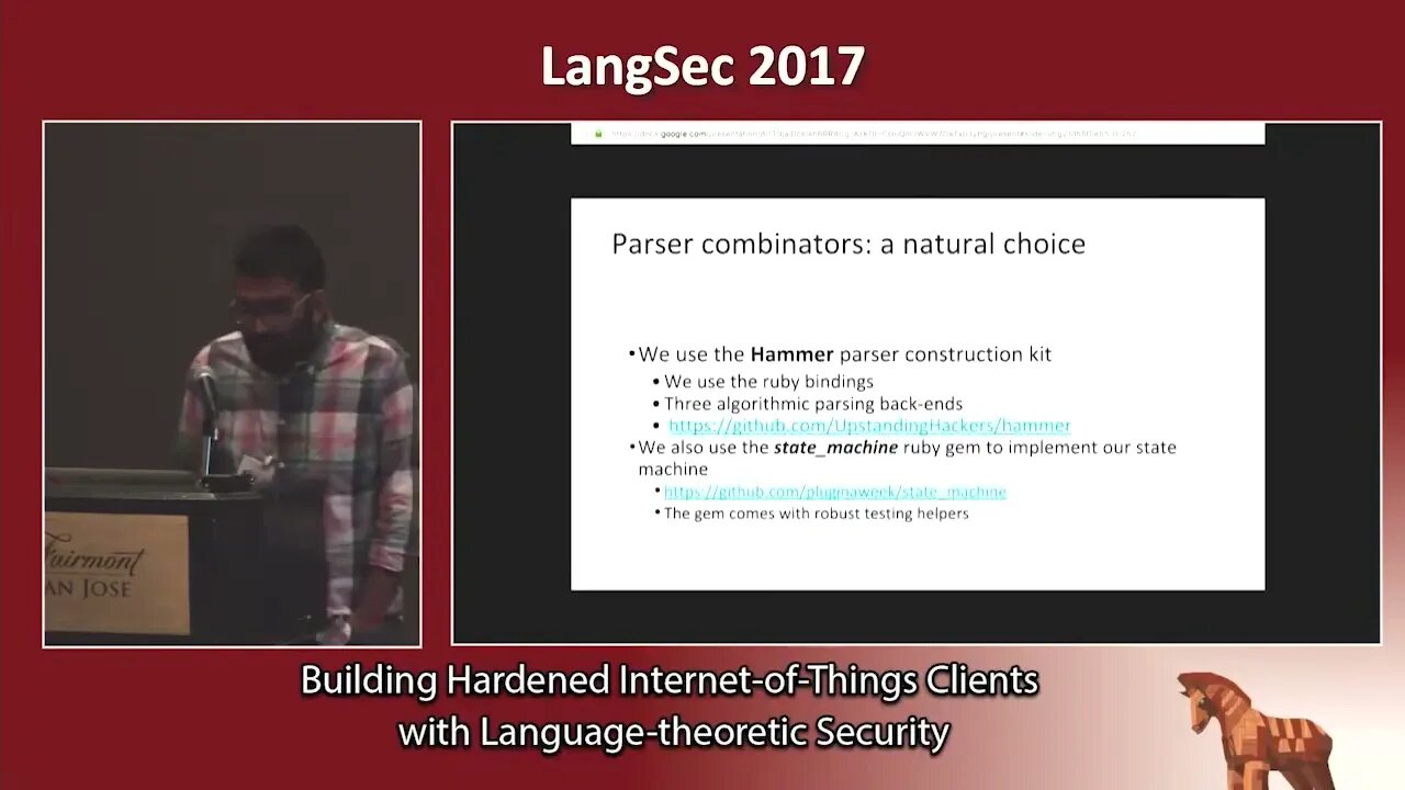 Building Hardened Internet of Things Clients with Language theoretic Security
