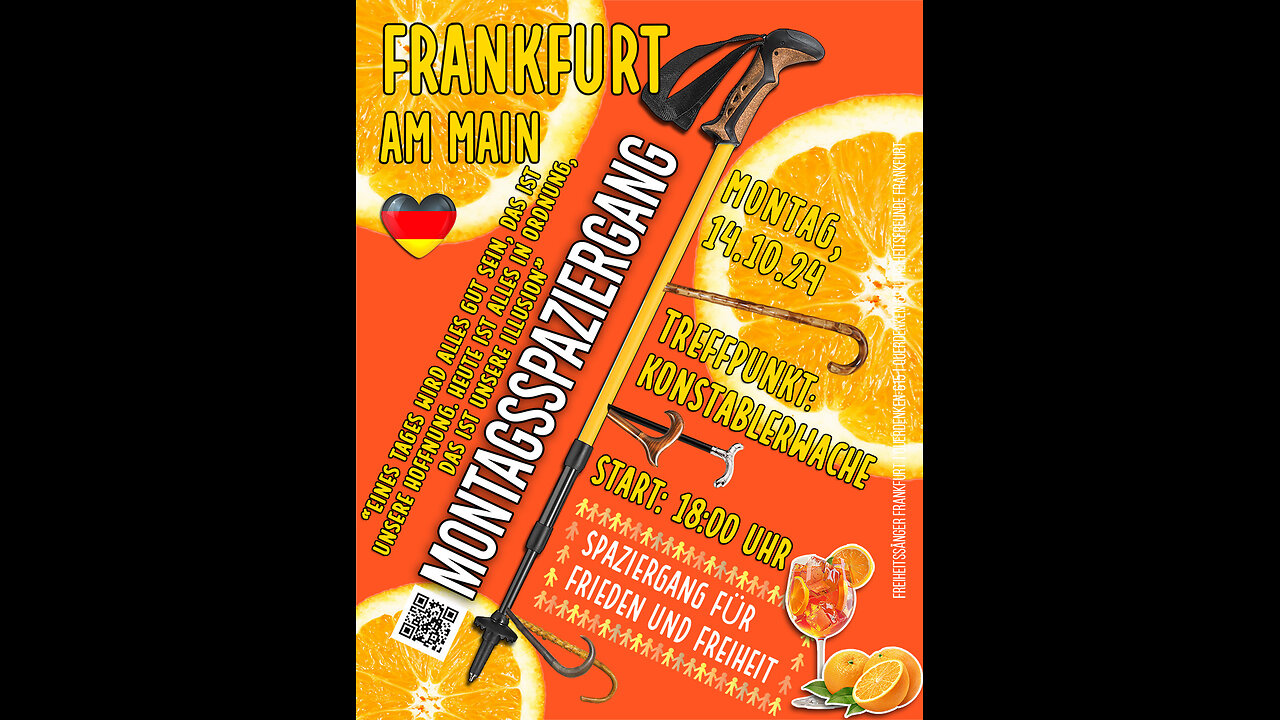 Montagsspaziergang FRANKFURT für die WAHRHEIT!