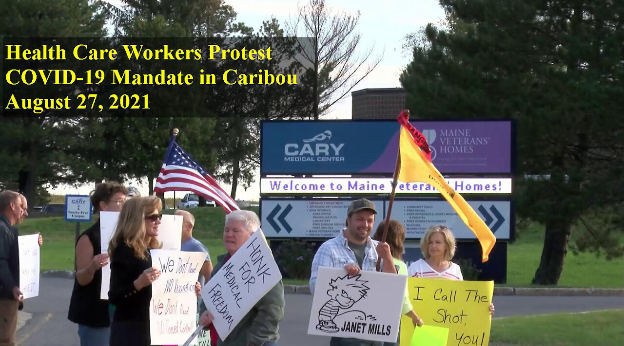 Caribou Health Care Workers Oppose Gov. Mills' Mandate