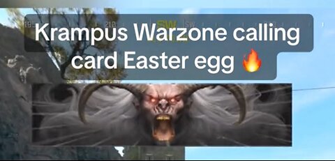 Mw3 Warzone Krampus calling card EE