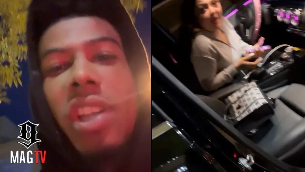 Blueface "BM" Jaidyn Alexis Picks Him Up From Jail After His Release On Robbery Charges! 👮🏾‍♂️