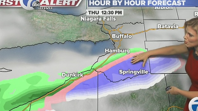 Autumns 7 First Alert forecast for December 1st on 7 Eyewitness News at Noon
