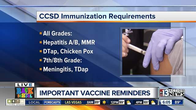 Important vaccine reminders