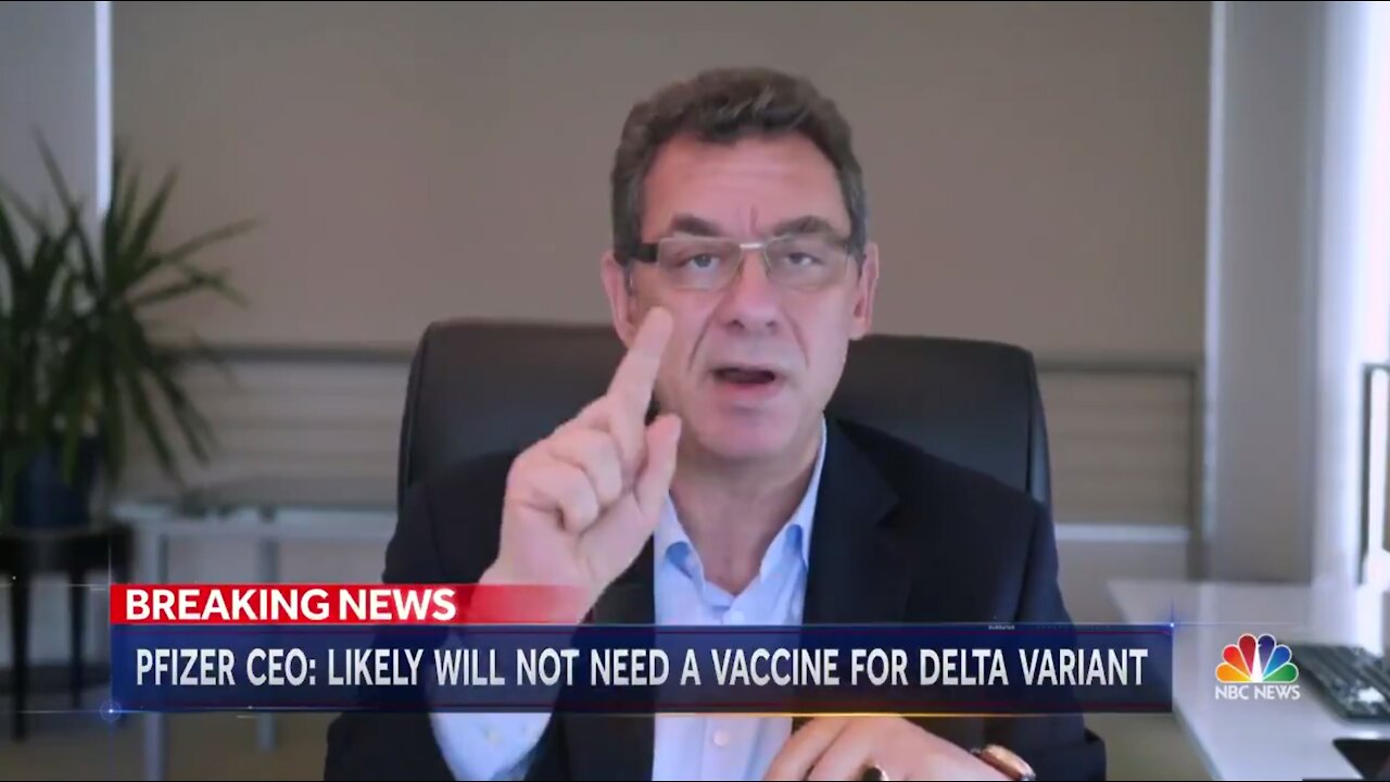 Pfizer CEO : Two jabs are not enough... people must have a third one