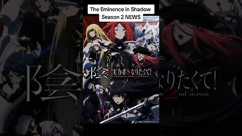 The Eminence in Shadow Season 2 NEWS