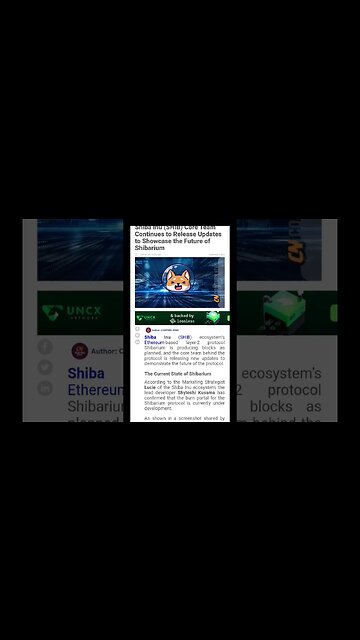 Shiba Inu (SHIB) News | Shiba Inu (SHIB) Unveils Exciting Updates for Shibarium and its Future |