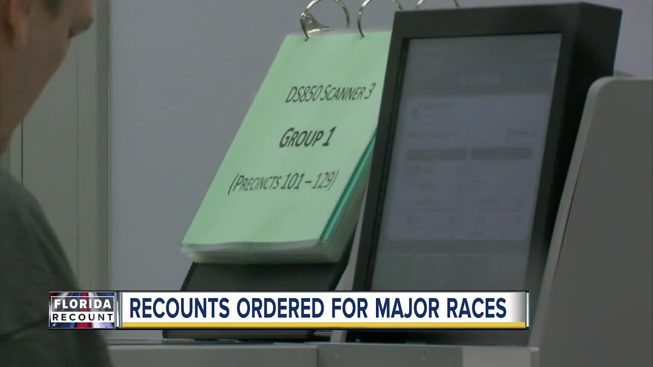 Election recounts begin in the Tampa Bay area