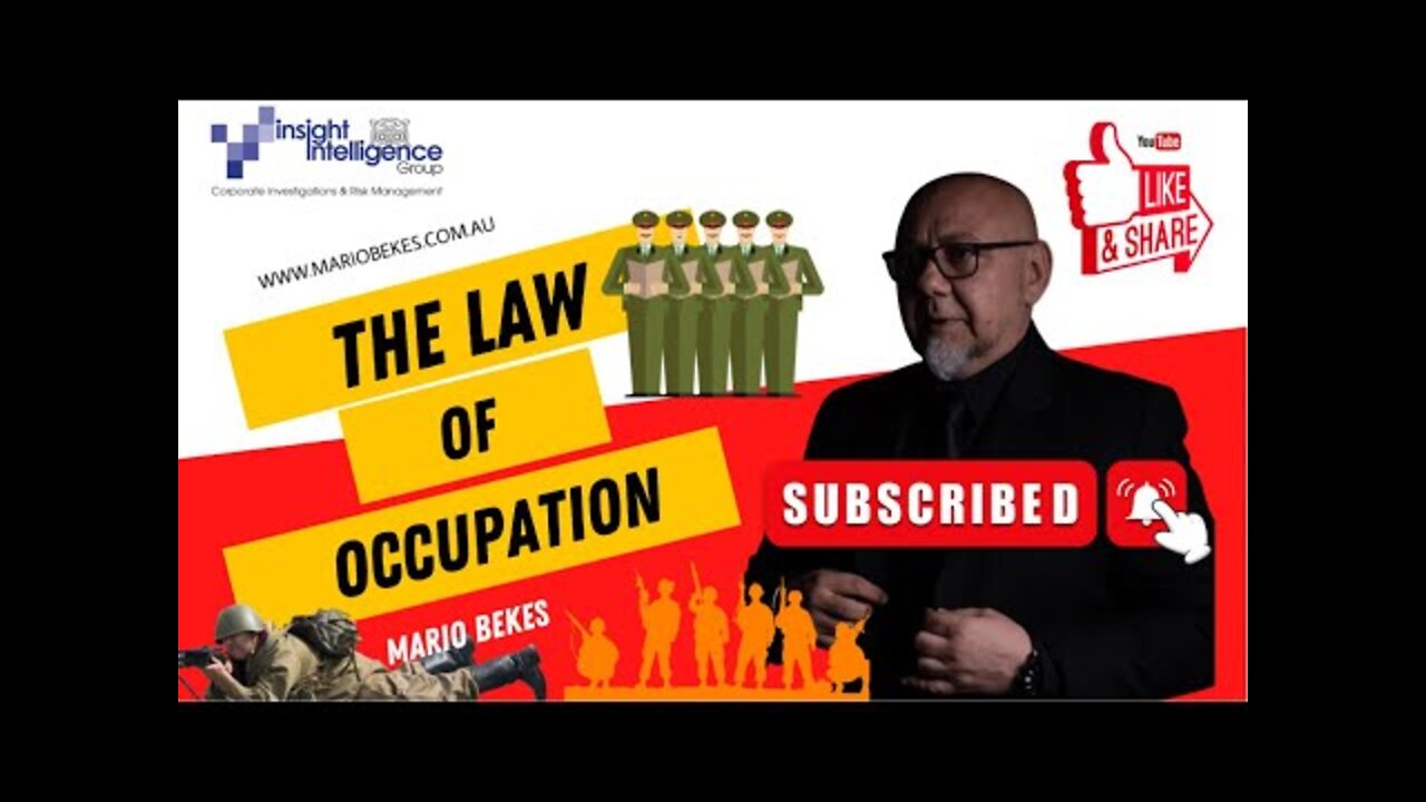 The Law of occupation !