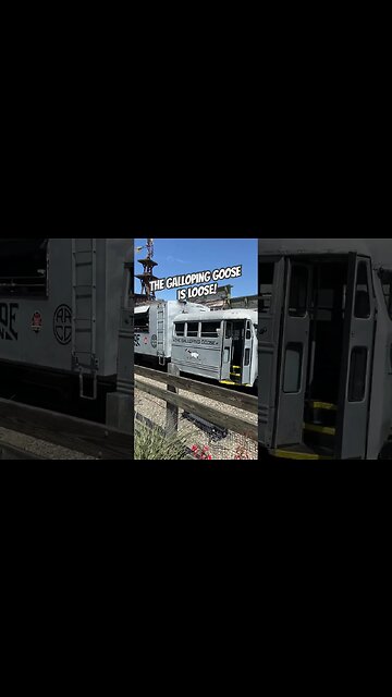The Galloping Goose was in service! #knottsberryfarm #gallopinggoose #train