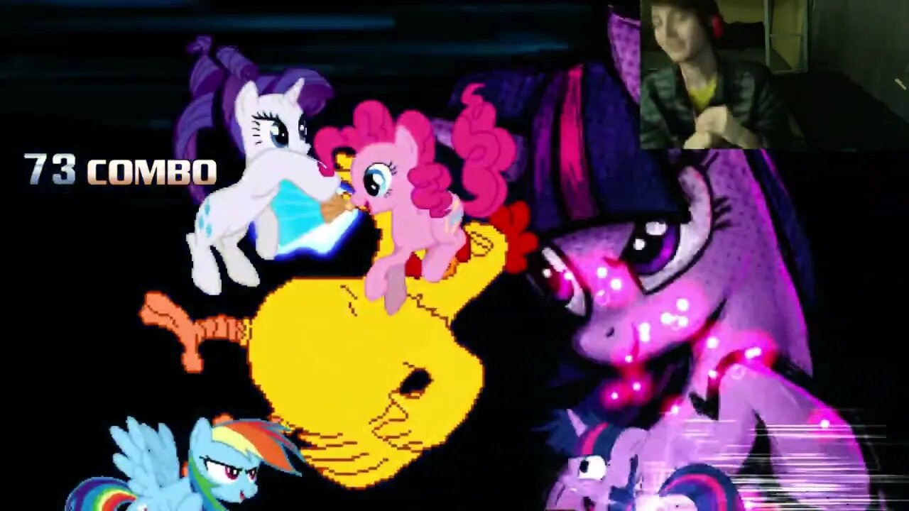 My Little Pony Characters (Twilight Sparkle And Rainbow Dash) VS Ernie The Giant Chicken In A Battle