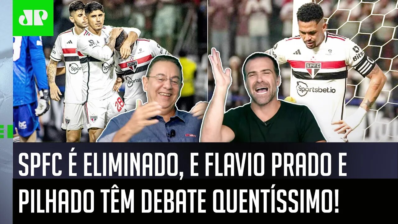 MEU DEUS! "É UMA VERGONHA!" Pilhado SURTA, e Flavio Prado ALOPRA São Paulo ELIMINADO pelo Água Santa