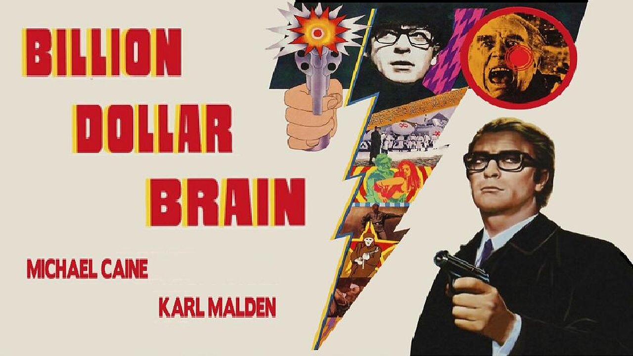 BILLION DOLLAR BRAIN 1967 Harry Palmer is Now a Private Eye on a Dangerous Job FULL MOVIE HD & W/S