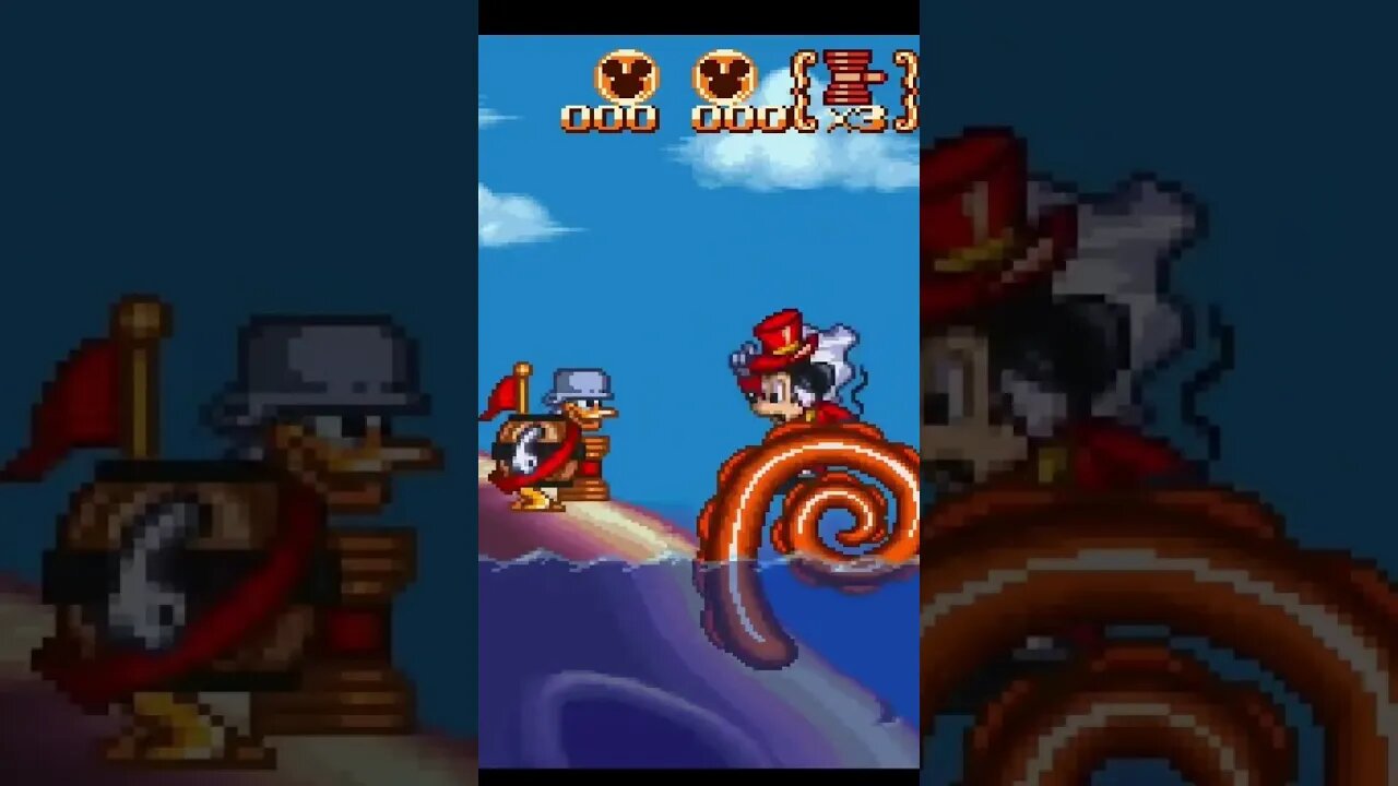 Quantos Tentáculos Tem Uma Lula? - Mickey e Donald Magical Quest 3 Snes - COOP PC