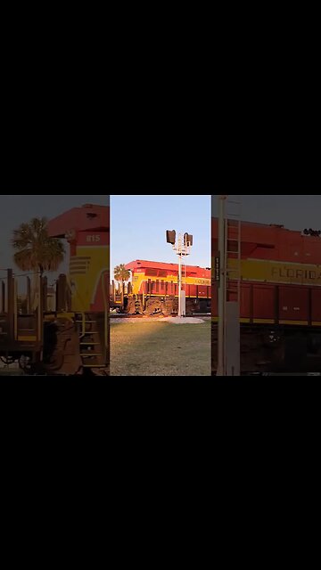 Florida East Coast Railway FEC-107 Daytona Beach Golf Club May 7 2023 #railfanrob #fec107
