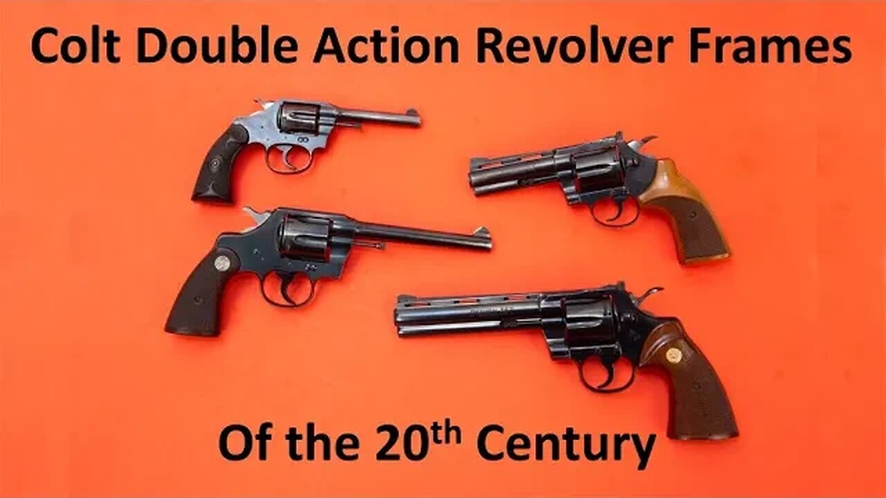 Colt Double Action Revolver Frame Sizes of the 20th Century