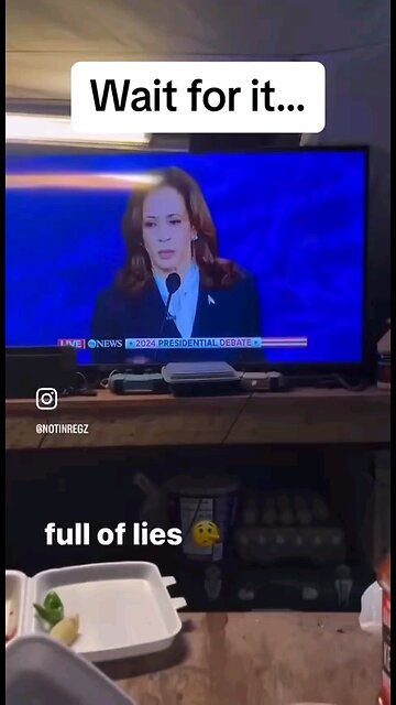 Wait for it... Voting for Kamala Harris is like shitting your pants and changing your shirt.