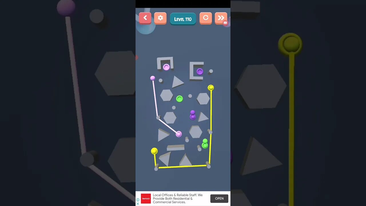 Color Rope Puzzle - Level 110