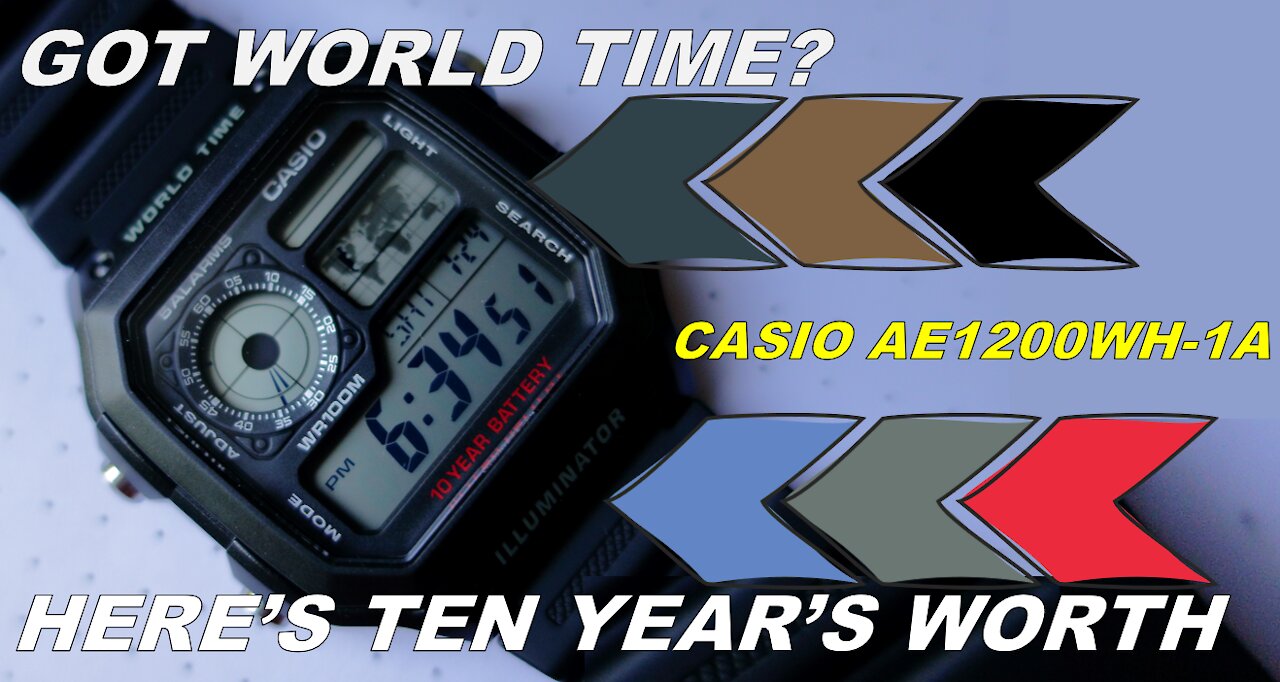 Casio AE1200WH-1A Overview 07.25.21