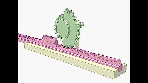 2414 Rack pinion mechanism 4e