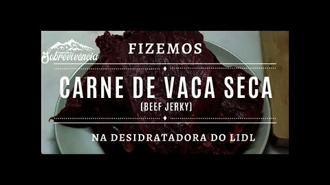 Olhó bifinho e o beef jerky fresquiiinhoooo!!!