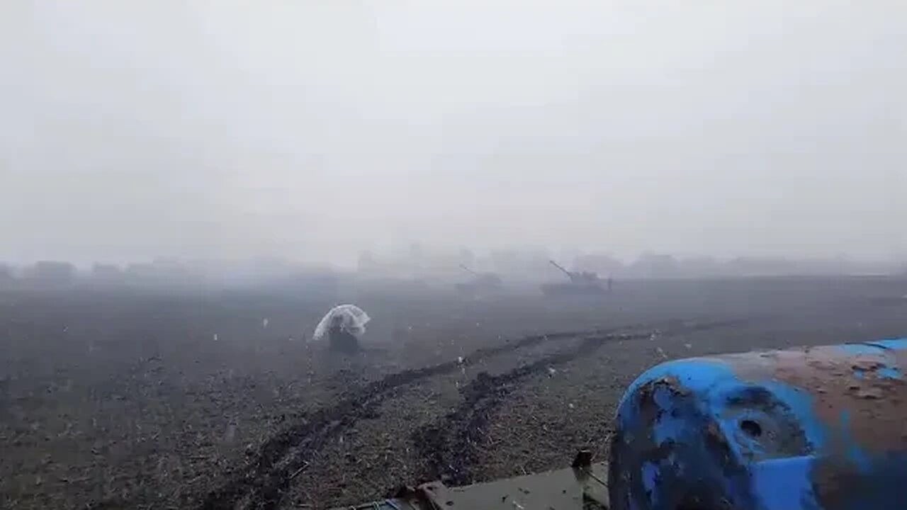 A hell fire at the Ukraine forces.