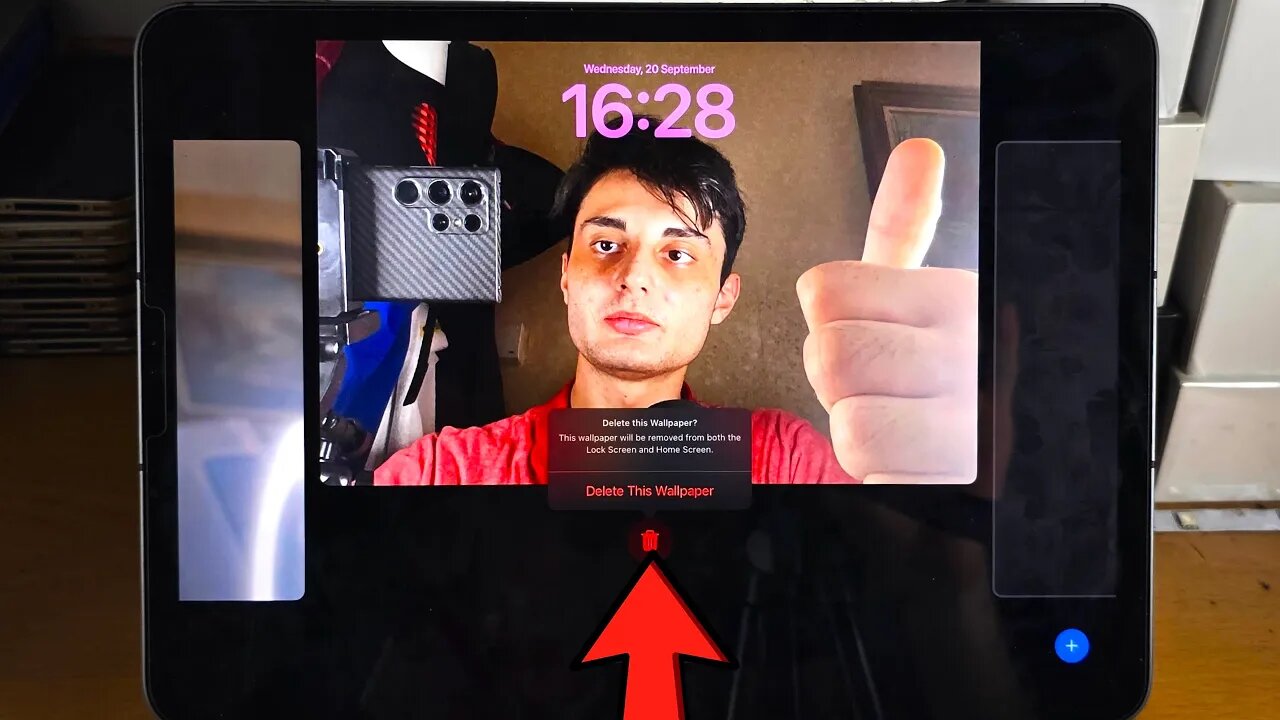 How To Delete Wallpaper on Lock Screen of iPad iPadOS 17