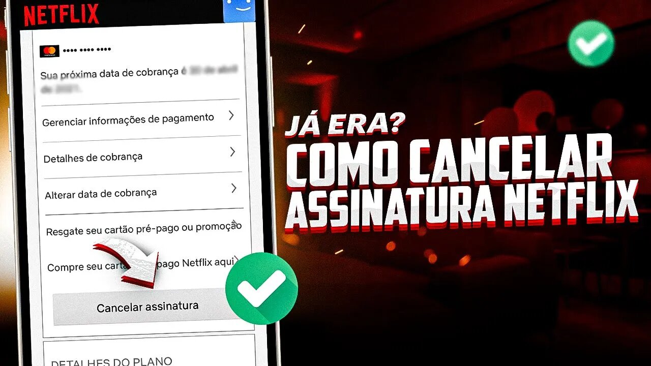 Como CANCELAR NETFLIX (PASSO A PASSO)