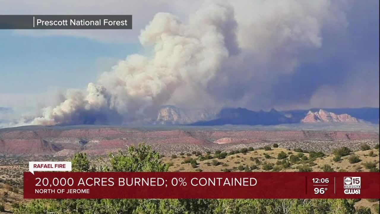 Multiple fires burning in Arizona, evacuations ordered