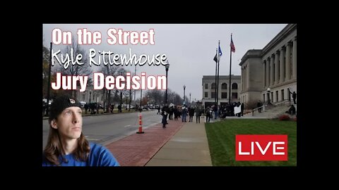 Live on the Street at Kyle Rittenhouse Trial Courthouse
