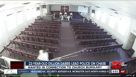 Man arrested for possession of stolen property, burglarizing a church