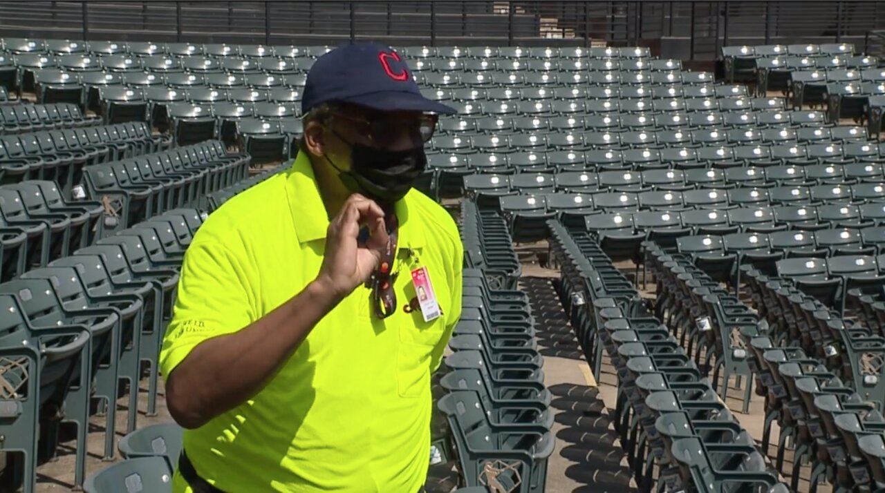 The 'Beer Guy' is back to greet fans at Progressive Field