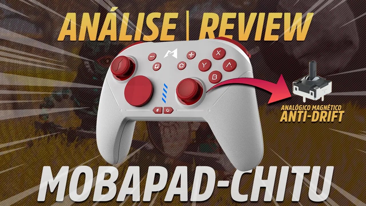 O PRO CONTROLE CUSTO BENEFÍCIO MAIS COMPLETO DO ANO! MOBAPAD CHITU HD - REVIEW