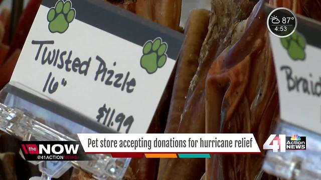 Pet store holds grand opening with hurricane relief fundraiser