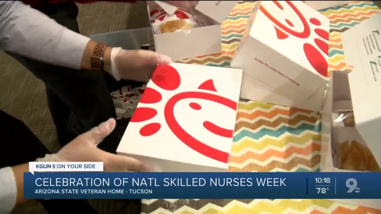 Arizona State Veteran Home nurses honored during 'Skilled Nursing Care' week in AZ