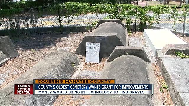 Historical cemetery to use tech. to find graves