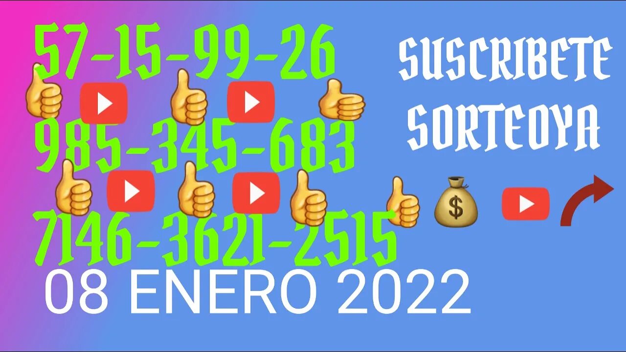 SORTEOYA NUMERO PROBABLE 8 DICIEMBRE 2022