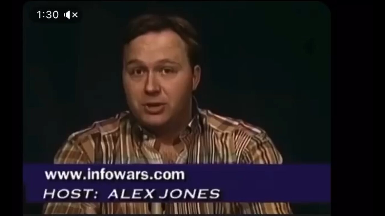 Alex Jones warned us over 20 years ago