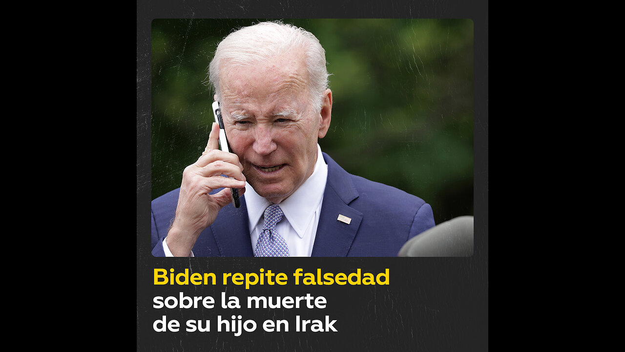 Biden vuelve a afirmar falsamente que su hijo murió en Irak