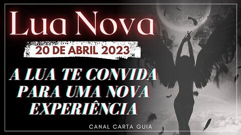 🌘 LUA NOVA - 20 DE ABRIL - O QUE VOCÊ PODE INICIAR EM SUA VIDA NESSE MOMENTO? | LEITURA DE TAROT ✨️