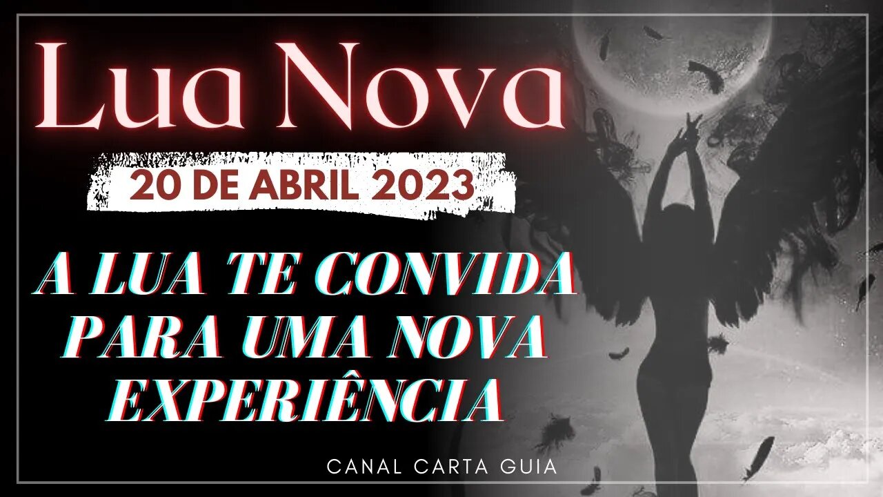 🌘 LUA NOVA - 20 DE ABRIL - O QUE VOCÊ PODE INICIAR EM SUA VIDA NESSE MOMENTO? | LEITURA DE TAROT ✨️