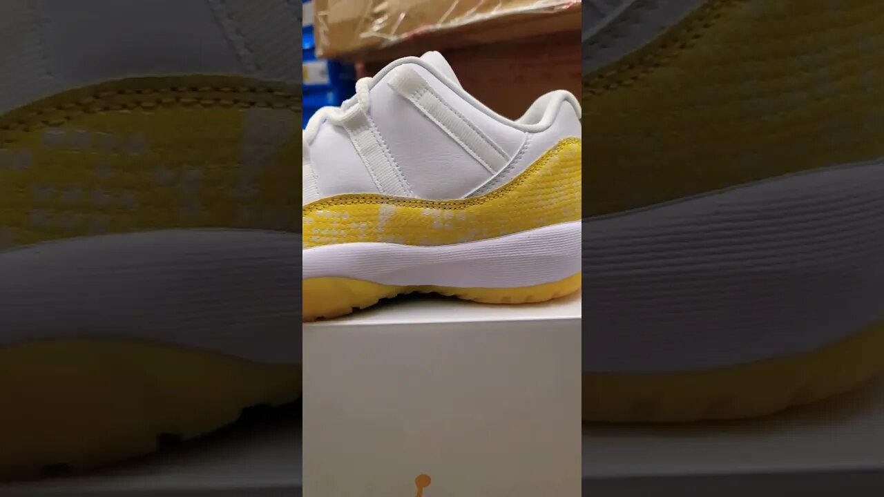 🚨Jordan 11 Retro Low Yellow Snakeskin (Wmns)🚨 #sneaker #jordan #shorts